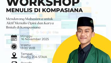 Photo of BEM STAI Al-Hikmah 2 Gelar Workshop Menulis di Kompasiana, Dorong Mahasiswa Aktif Berkarya